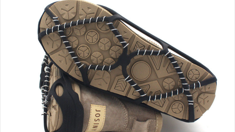 Outdoor Winter Artifact Covers Anti-Fall Wear-Resistant Anti-Slip Shoe Chains Simple Ice Grips Thickened Spring-Type_voghion.com