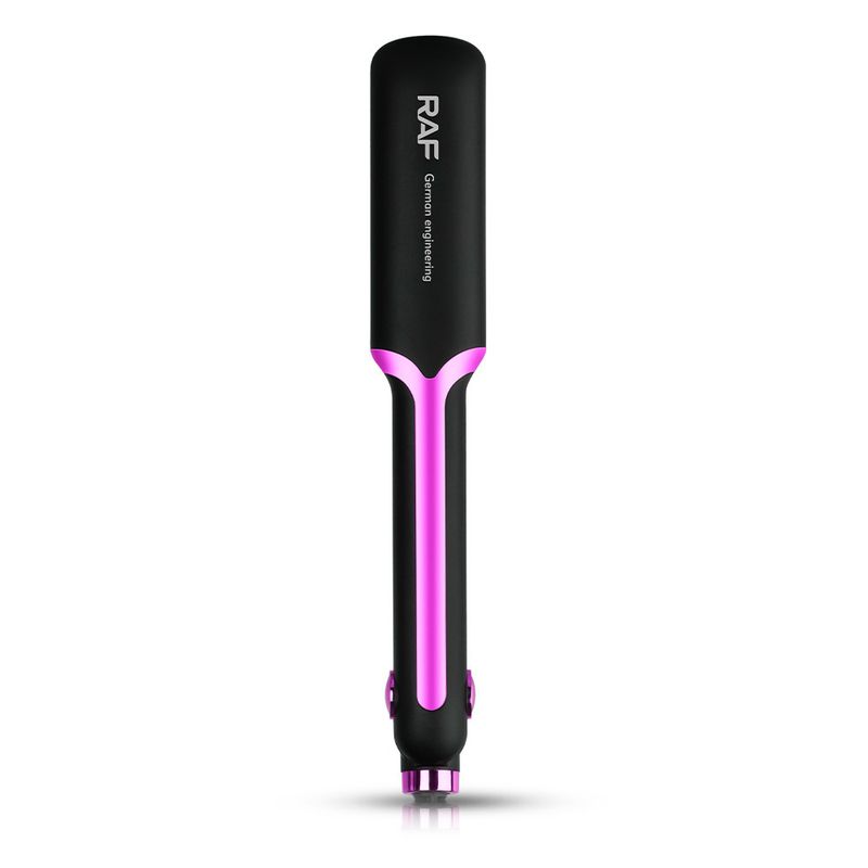 RAF Hair Straightener And Curler 2 In 1, Negative Ion Technology For Shiny Frizz-Free Hair, Ceramic Plates For Root Lifting & Volumizing, Dual Voltage For EU Travel_voghion.com