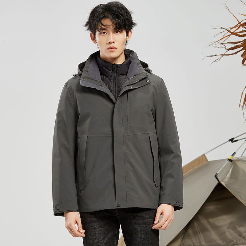 Giacca da trekking ispessita Gaotail Heat Seal Outdoor per uomo e donna, tre in uno, 0,05 kg_voghion.com