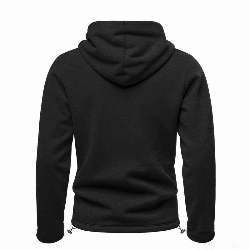 Felpa con cappuccio da uomo foderata in pile – Pullover invernale caldo con interno morbido spazzolato (6 colori, vestibilità oversize)_voghion.com