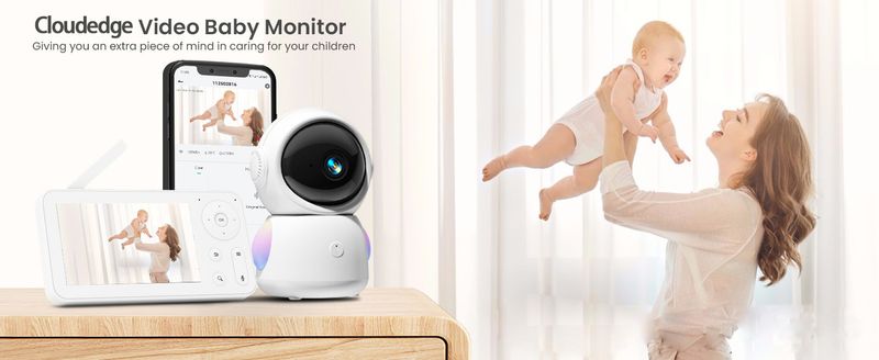Cloudedge Mirui dječji monitor podržava zaslon mobilnog telefona za gledanje s kamere za nadzor beba_voghion.com