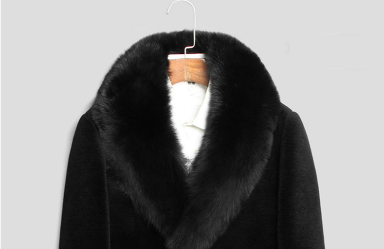 Herrkläder Hel mink lång minkpäls casual plus size_voghion.com
