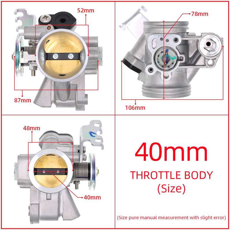 RACING Throttle Body For YAMAHA SNIPER150 I LC150 Y15ZR MX KING EXCITER150 33mm 36mm 38mm 40mm 42mm 45mm (2 Injector /Double Injector)_voghion.com