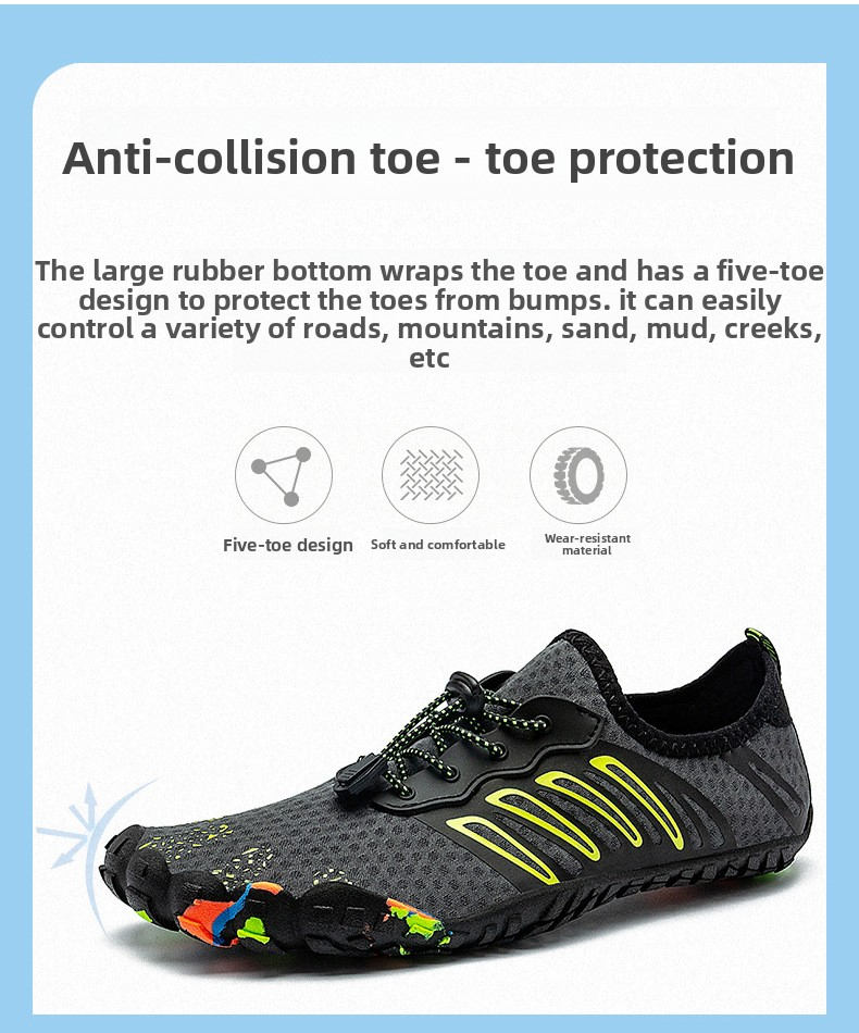 Unisex Quick-Dry Water Shoes – Lightweight Barefoot Aqua Shoes With Anti-Slip Sole For Beach, Swimming, Hiking & Outdoor Adventures_voghion.com