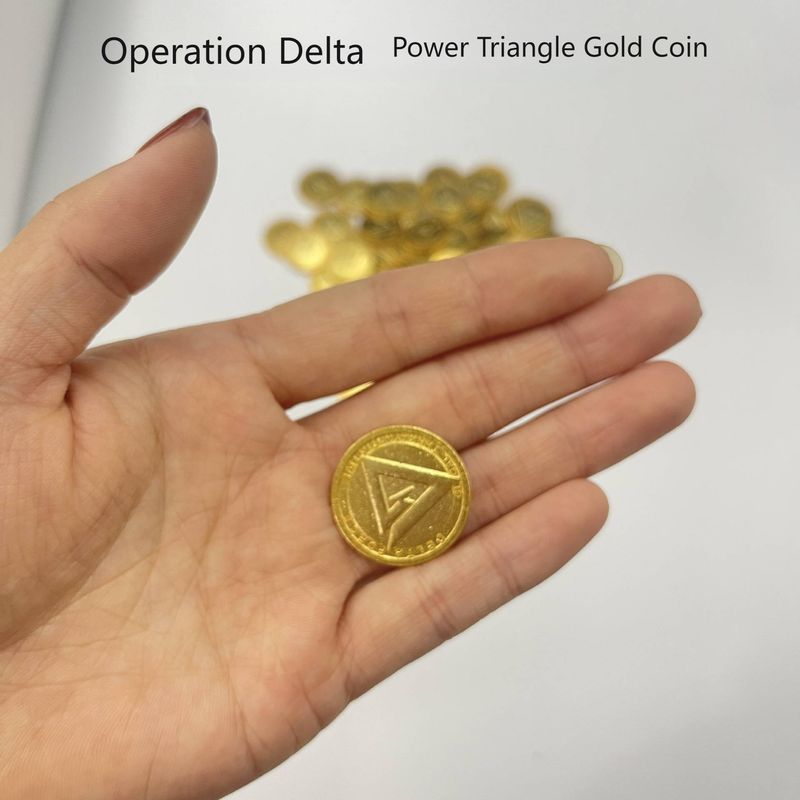 Delta Operation Goldmünzen-Replika-Set – Sammelmünzen aus Metall (2 cm/2,5 cm, 5–100 Stück), Sammlerstücke für Spiele und Militär._voghion.com