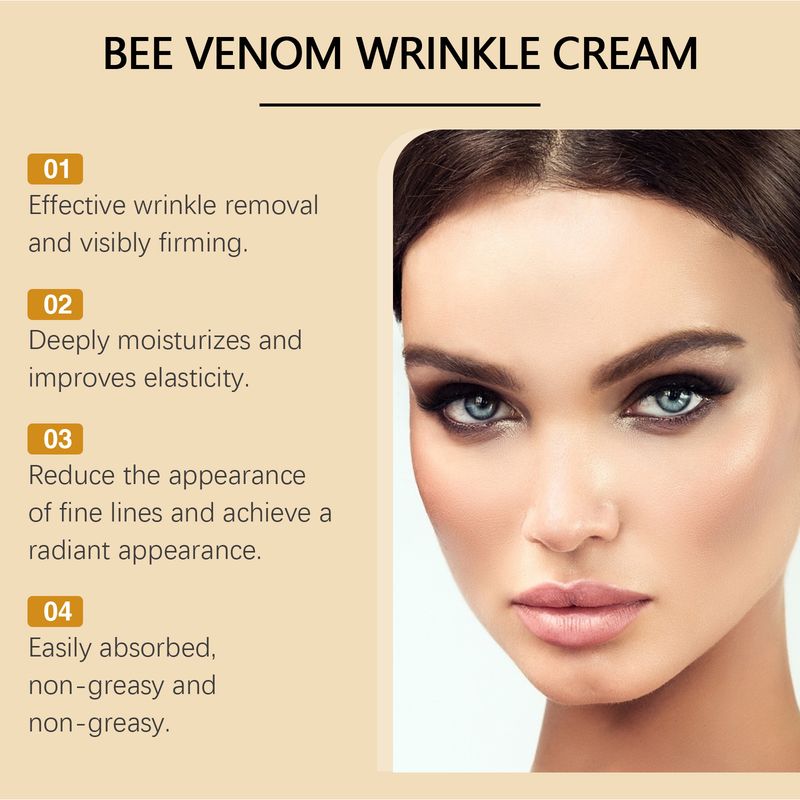 OUHOE Bee Venom Facial Care Cream Gently Moisturizes Brightens The Skin, Leaving It Delicate, Tender, And Soft_voghion.com
