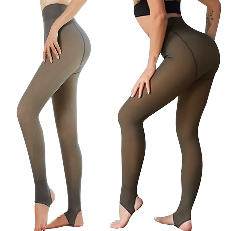 Sexy thermische kousen vrouw fleece winter warm doorschijnend slank dikker panty elastische Veet panty vrouwelijk_voghion.com