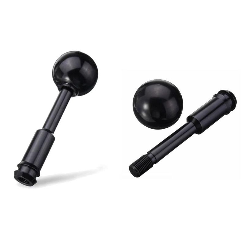1 Shift Knob With M14x1.5 Shifter Extension Straight Lever Gearsticks Gear Knobs Set For VW T4 1990-2003_voghion.com