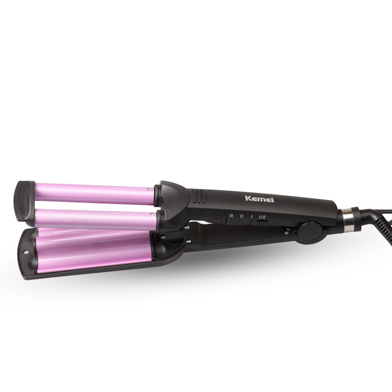 Kemei KM-2022 Egg Roll Wool Electric Iron Ceramic Household Curling Tool_voghion.com