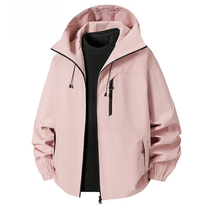 Outdoor Jacket Men's And Women's Same Windproof Waterproof Hooded Jacket Mountaineering Suit_voghion.com