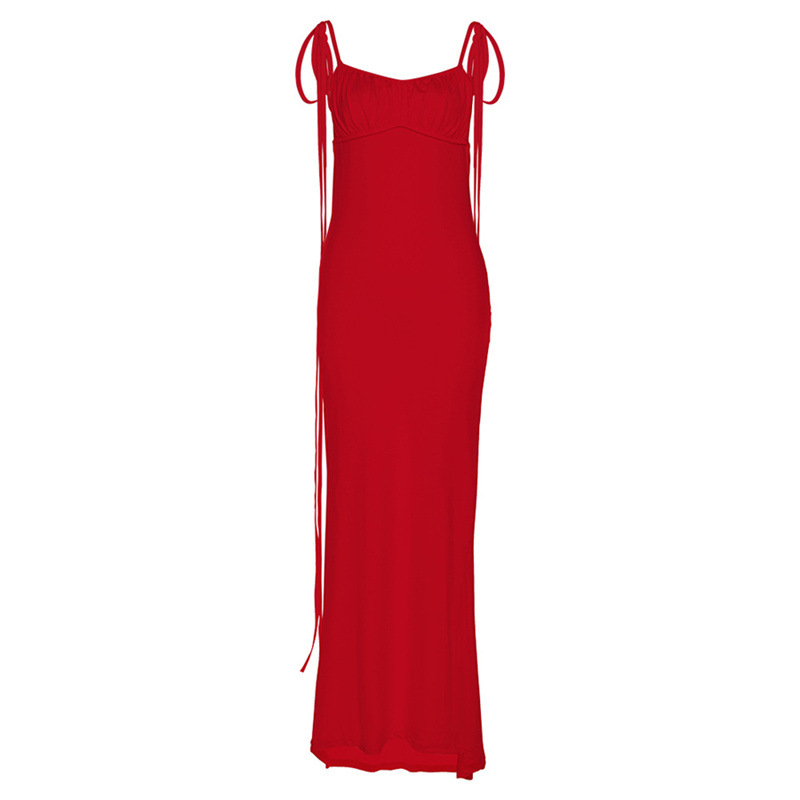 Women's Clothing Fashion Suspenders Sexy Backless Slim Fit Hip Hugging Temperament Dress_voghion.com