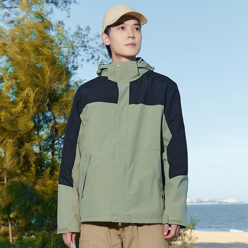 New Three-in-One Jacket For Men Women, Windproof Waterproof, Casual Two-Piece Set, Detachable Outdoor Skiing And_voghion.com