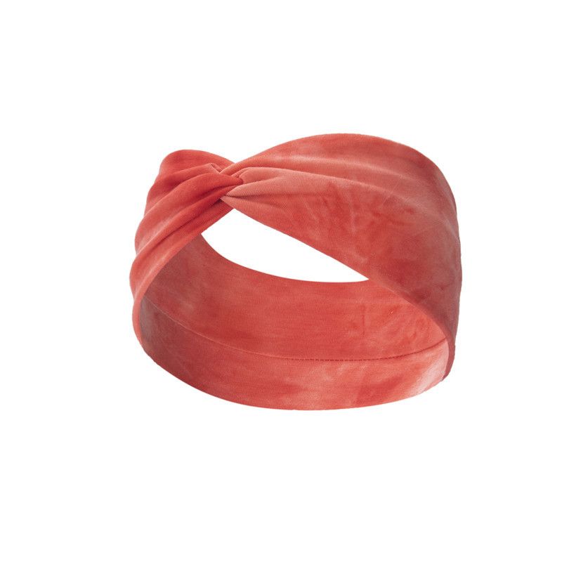 Moud Tie-Dye Sportband Yoga elastesche Band neie Stil geknüpft Kräiz breetbrëmmt Kappduch Kappschmuck_voghion.com