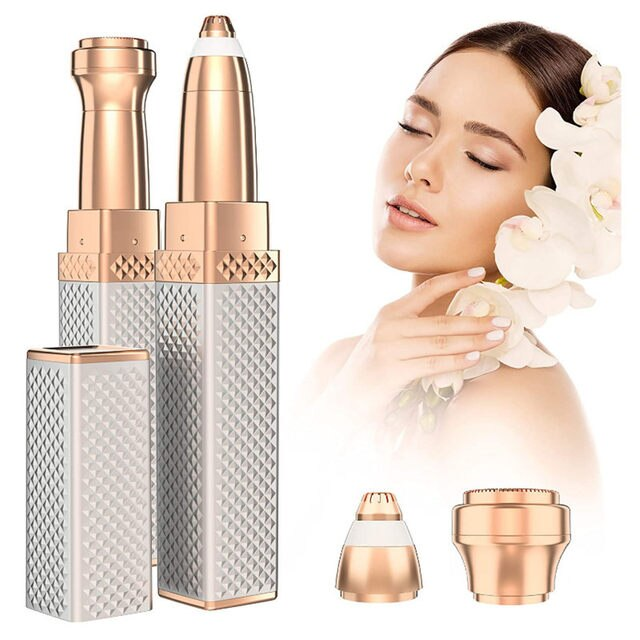 2-in-1-Epilierer für Damen, elektrisch, USB-Aufladung, tragbarer Haarentferner, Bikinizone, schmerzfreier Rasierer für Körper, Gesicht, Augenbrauen, Trimmer_voghion.com