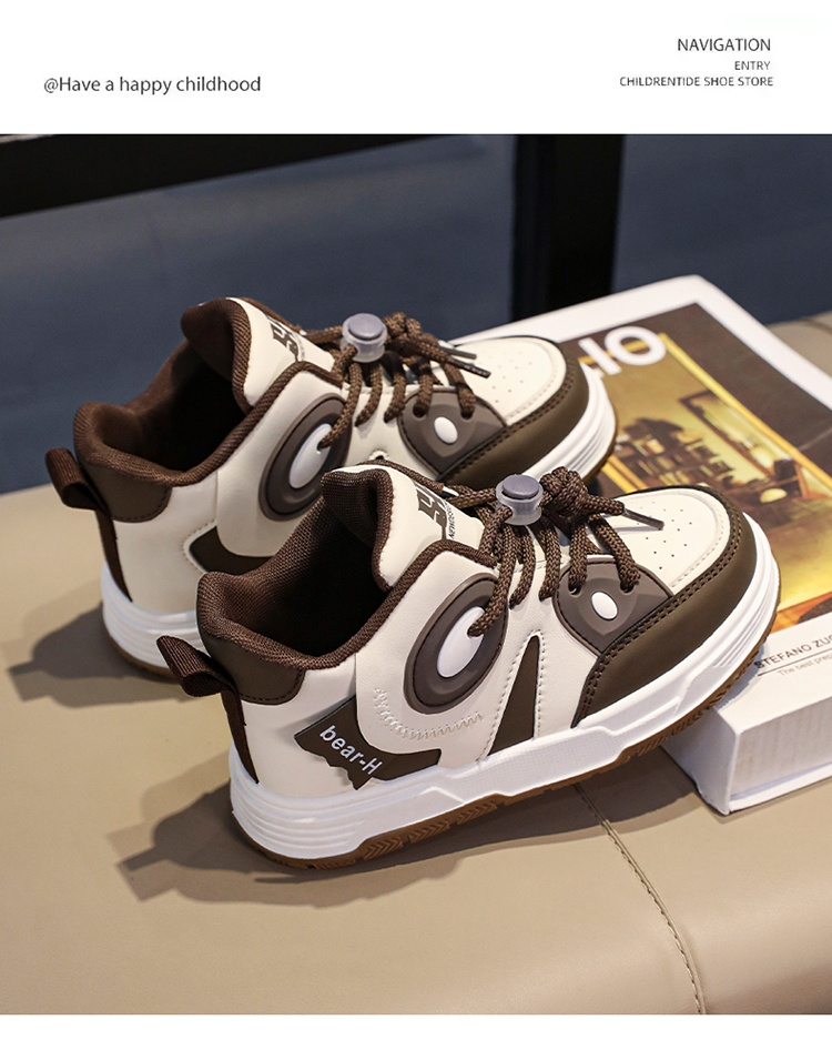 Sneakers alte, Scarpe bianche piccole, Scarpe casual, Scarpe per bambini e bambine, Scarpe alla moda per bambini grandi, Quattro stagioni_voghion.com