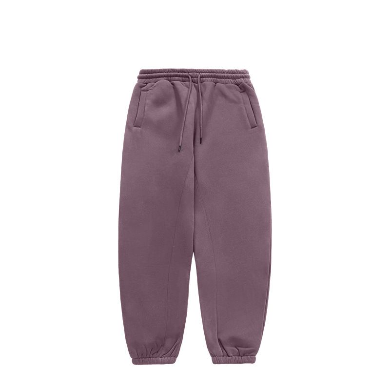 Schwere Fleece-Jogginghose für Herren – 350 g/m² Plüsch-Winterjogginghose mit Bündchen an den Knöcheln (10 Farben, S-XXL) – Gemütliche Lounge- und Streetwear-Hose_voghion.com