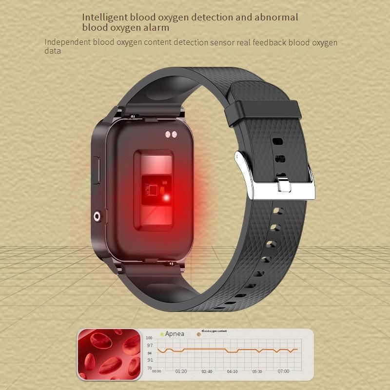 Smart Watch With ECG, Heart Rate, Blood Pressure, Body Temperature, Step Counter, Weather Alerts, Fitness Tracker For Men_voghion.com