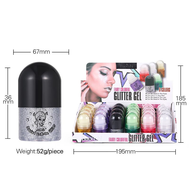 Gel Mermaid Face Body Cream Stage Makeup Sequins Eye Shadow_voghion.com