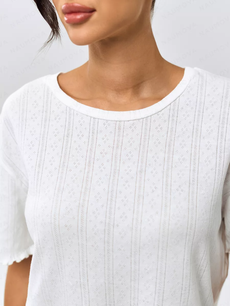 Women's Pajamas Set, Short-sleeved Shorts, Home Two-piece Loungewear, Comfortable And Breathable_voghion.com