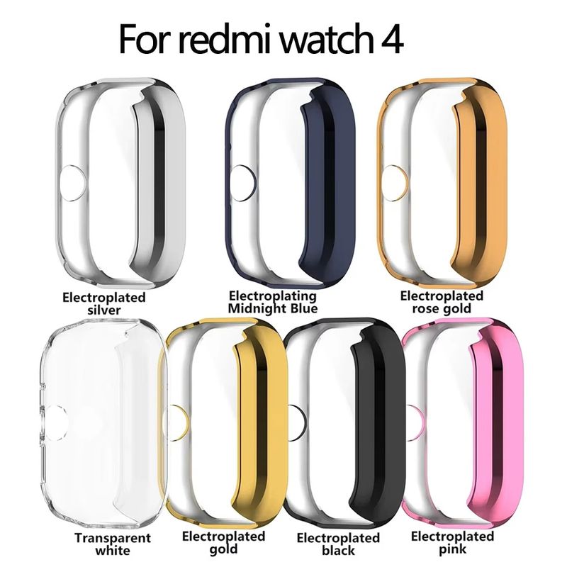 Pellicola protettiva per schermo per Xiaomi Redmi Watch 5 Active TPU Case Cover protettiva morbida per paraurti per Redmi Watch 4 accessori per custodia_voghion.com