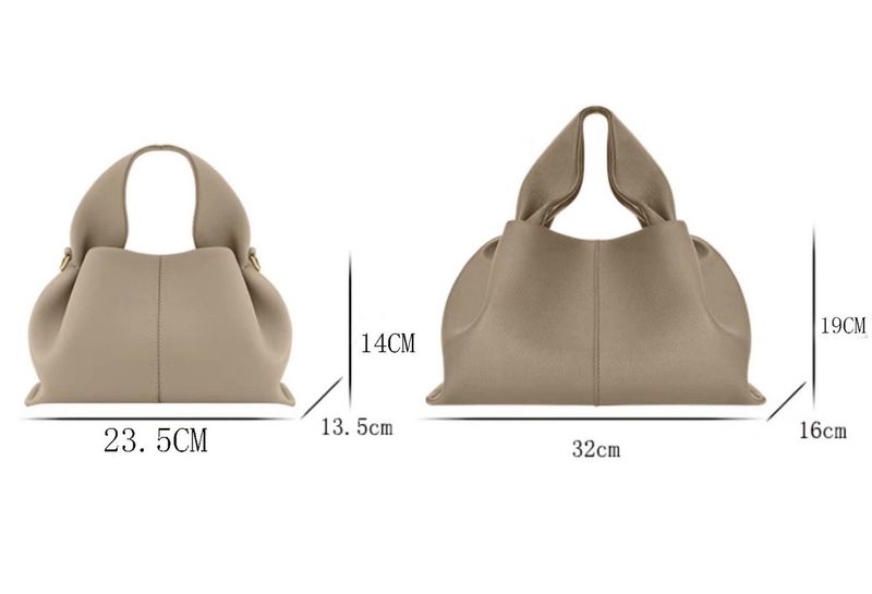 Cloud dumpling women's bag 2024 new popular portable lunch box bag French texture shoulder messenger bag_voghion.com