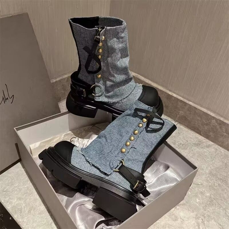 Bottes de cowboy à muffins de niche Bottines tendance_voghion.com