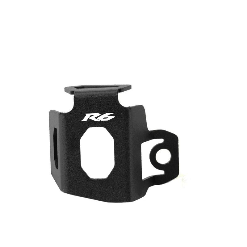 PARA YZF R6 YZFR6 YZF-R6 Accesorios de motocicleta Cubierta protectora de depósito de líquido de freno trasero de aluminio CNC_voghion.com