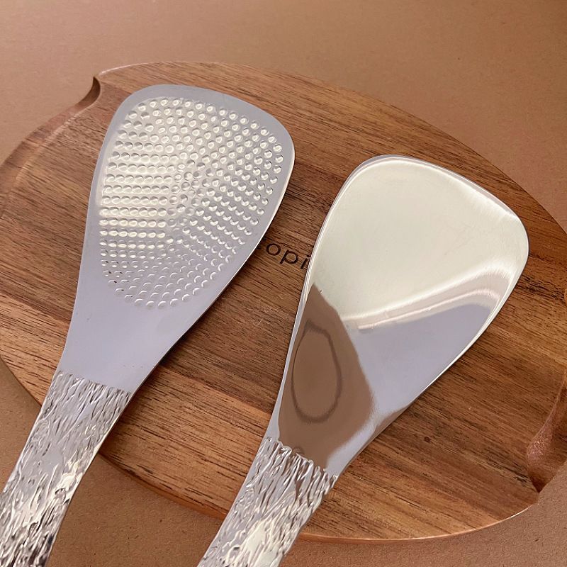 Aoliwo 304 Stainless Steel Non-Stick Household Non-Damaging Cooker Rice Scoop Serving Spoon_voghion.com