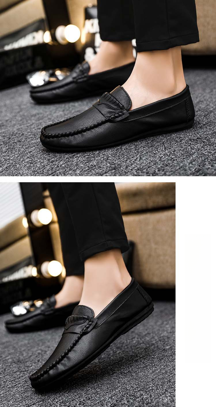 Herren Halbschuhe Lederschuhe für Herren Freizeitschuhe Mokassins Atmungsaktive Sneakers Herren Fahrschuhe Komfort Flats_voghion.com