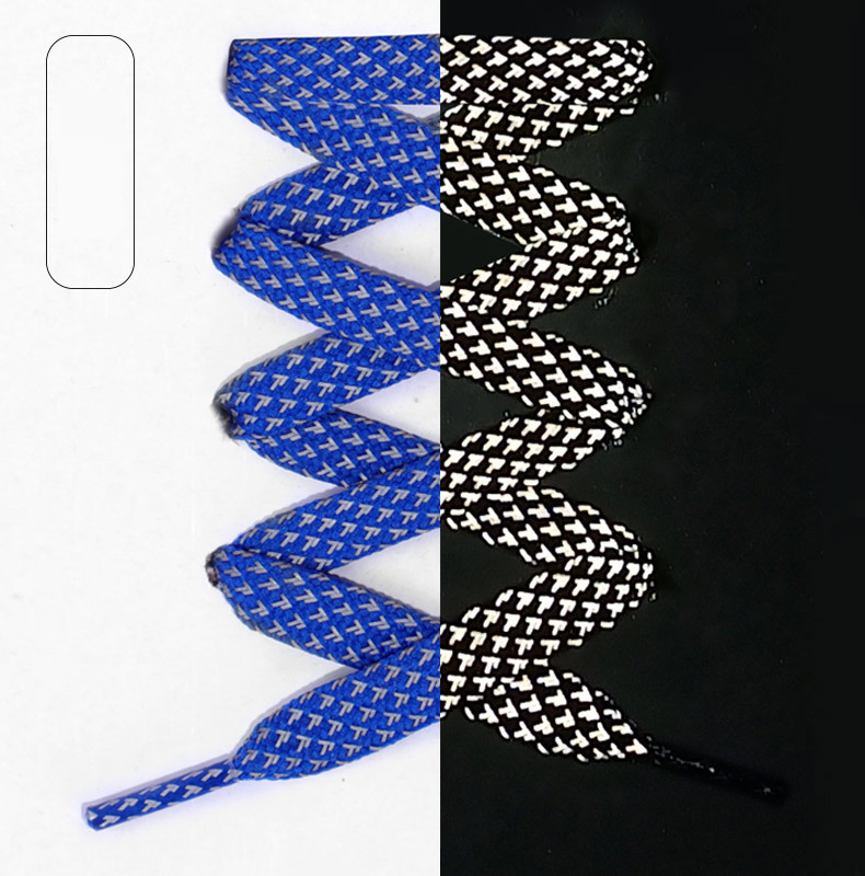 Accessori per scarpe, attrezzatura per la corsa notturna luminosa bifacciale, scarpe sportive bianche, scarpe da basket, colore bianco e nero_voghion.com