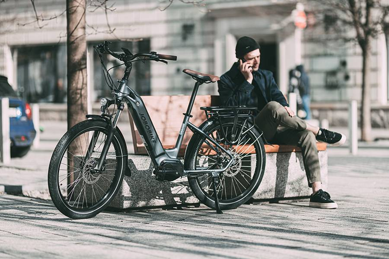 Bicicleta eléctrica JOBOBIKE Linda Lyon para mujer, motor central de 36 V y 250 W, diseño de cuadro bajo, cambio Shimano de 7 velocidades_voghion.com