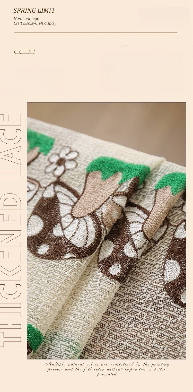 Tende trasparenti ricamate a farfalla in stile francese - Tende in voile color crema per camera da letto e soggiorno (filtrano la luce, elegante decorazione per la casa)_voghion.com