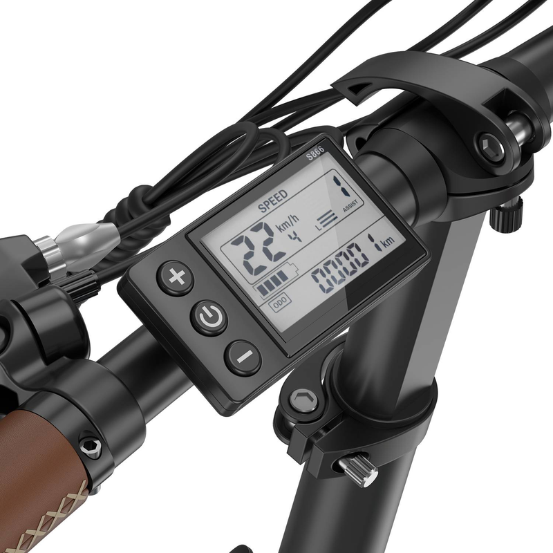 Bicicletta elettrica pieghevole Fafrees F20+ Pro, motore da 250 W, batteria da 36 V 22,5 Ah, pneumatici da 20 x 3,0 pollici_voghion.com