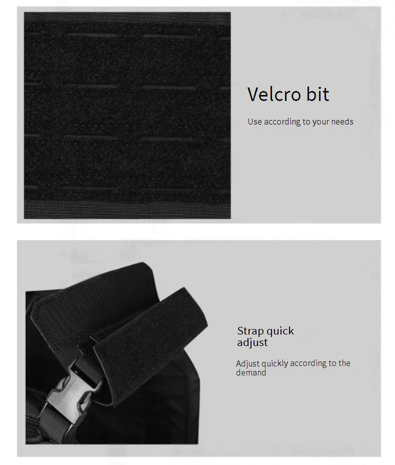 Tactical Vest With Quick-Release – Breathable & Durable Oxford Fabric For Airsoft, Training & Outdoor Survival_voghion.com