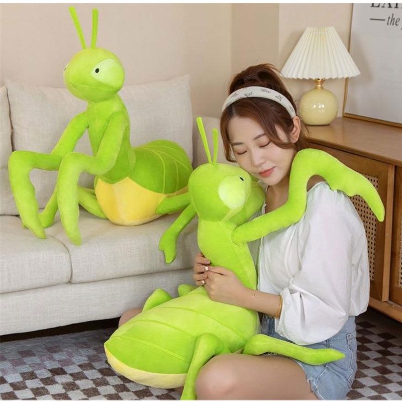 Plush Large Praying Mantis Stuffed Toy Super Soft Short Plush Cute And Creative Doll Wholesale For_voghion.com