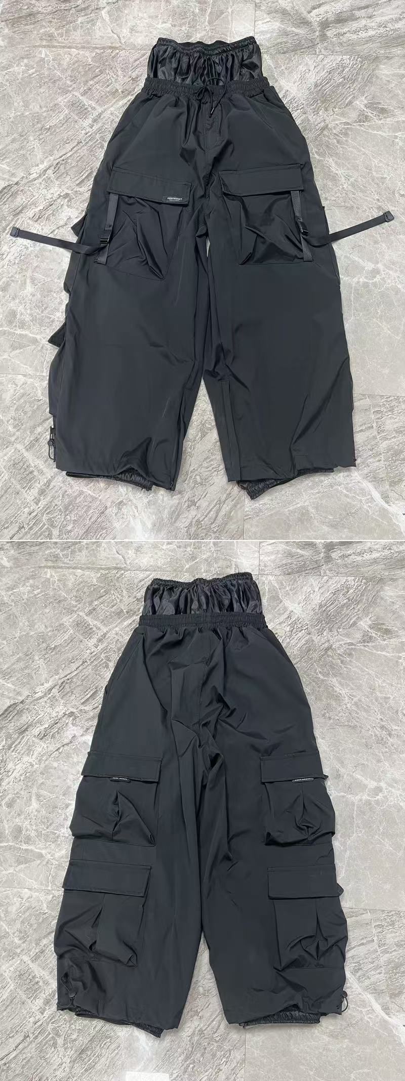 Conjunto de traje mejorado de estilo americano 2024 para hombre y mujer, pantalones de snowboard impermeables y cálidos para esquí al aire libre._voghion.com