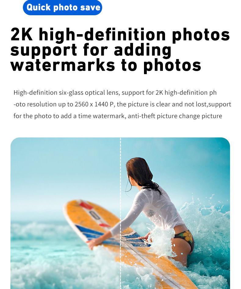 New Outdoor Lighting, Sports Fishing Camera, Motorcycle Riding Recorder, 2K HD Helmet_voghion.com