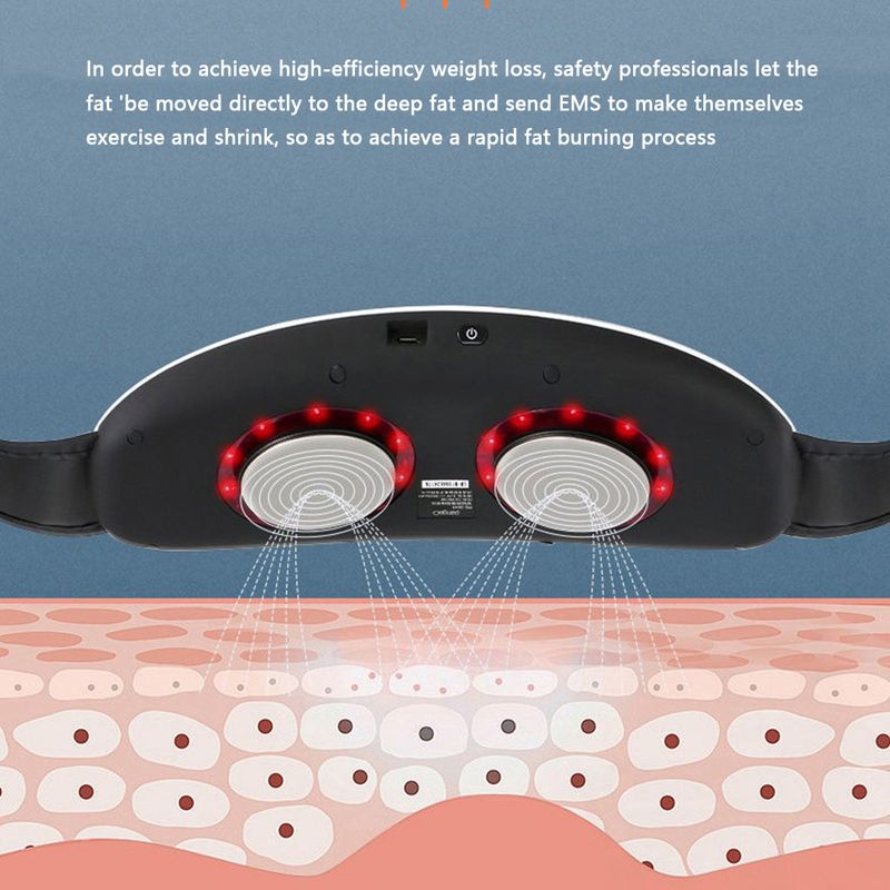 Elektrický zeštíhlující pás Pro Body, spalování tuků, břišní masáž, krása, zdraví, masážní přístroj hine_voghion.com