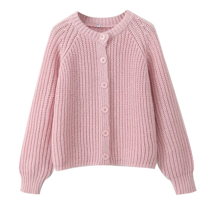 Damenbekleidung Strickjacke lockerer Pullover Damen Strickpullover beliebte 8 Farben_voghion.com