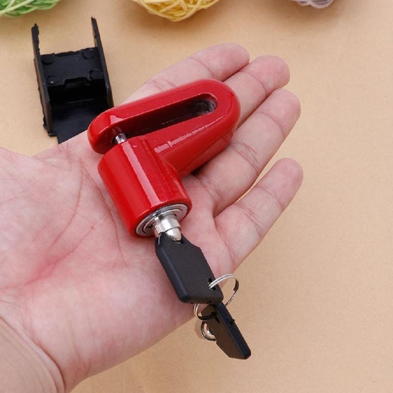 Mini bicicleta de montaña con freno de disco y candado para exteriores, accesorios para bicicletas_voghion.com