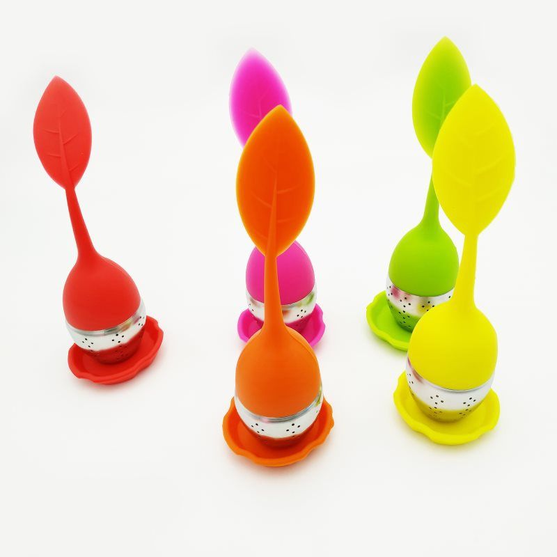 Ferramentas para preparar chá coador de chá de folhas de silicone coador de chá de folhas filtro de chá coador de chá de silicone_voghion.com