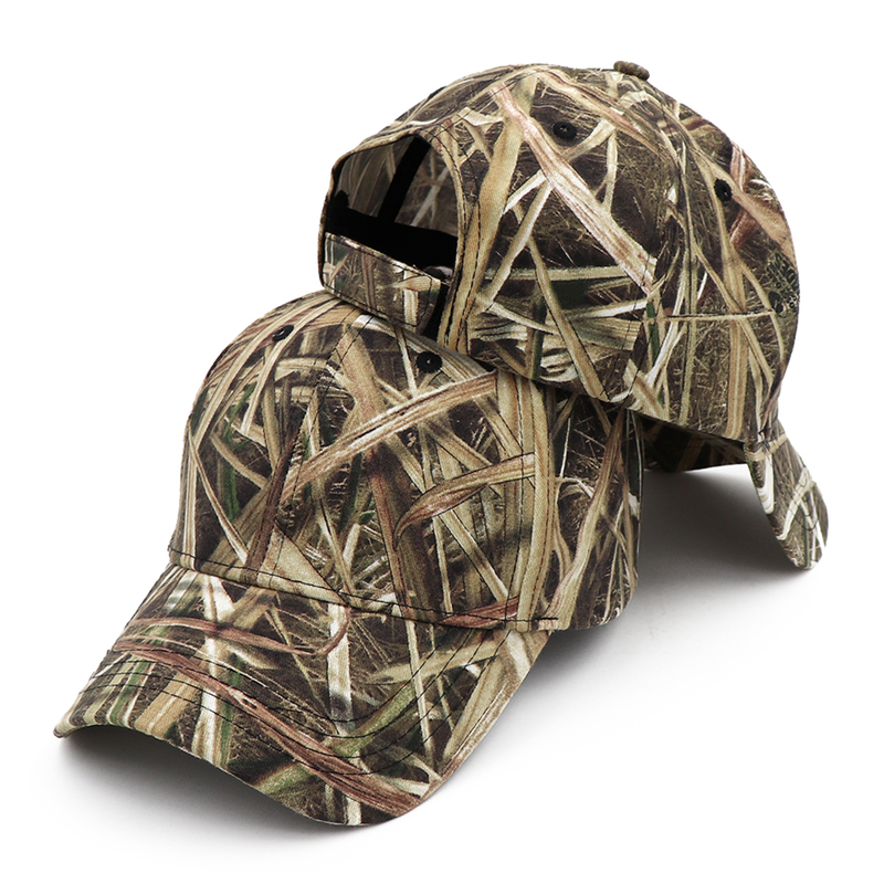 KOEP Nuovi berretti da pesca all'aperto Jungle Reed Camouflage Berretto da baseball Cappello da caccia Cappello in cotone Papà Cappelli snapback Foglie di giunco_voghion.com