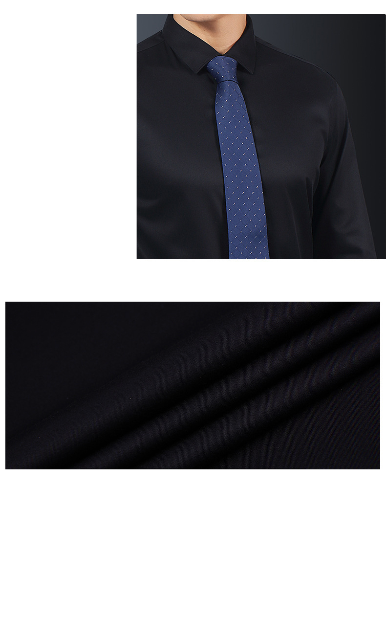 Men's Slim-Fit Casual Shirt - Lightweight Long Sleeve Dress Shirt, Business Leisure Top_voghion.com