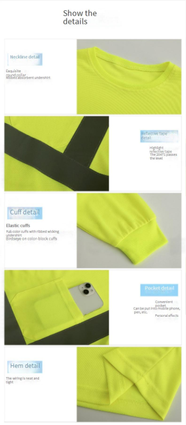 Roupas masculinas mais vendidas, camiseta refletiva, manga comprida respirável, proteção trabalhista, roupas de trabalho, construção, mina, armazém, roupas de trabalho_voghion.com