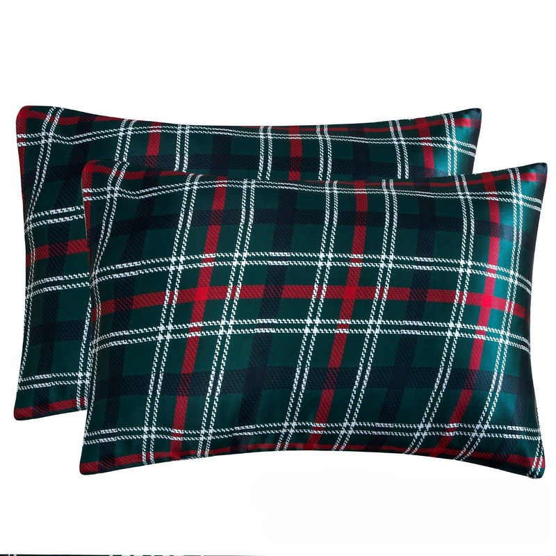 Silky Satin Pillowcase Printed Satin Pillowcase,Similar To Silk Pillowcase, Pillow Case For Sleeping Women With Envelope Closure_voghion.com