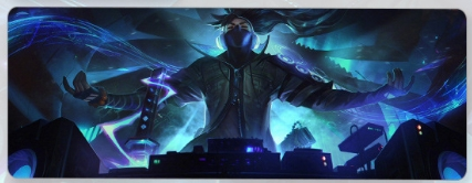 Superstor League of Legends musemåtte, computerbordsmåtte, tastaturmåtte, Jinx-spilmusemåtte_voghion.com