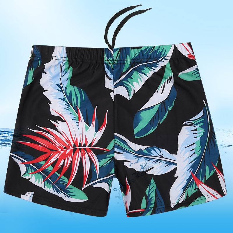 New Men's Beach Swimming Trunks With Printed Quick-drying And Loose Design To Prevent Embarrassment. Hot Spring Swimming Vacation Swimming Trunks_voghion.com