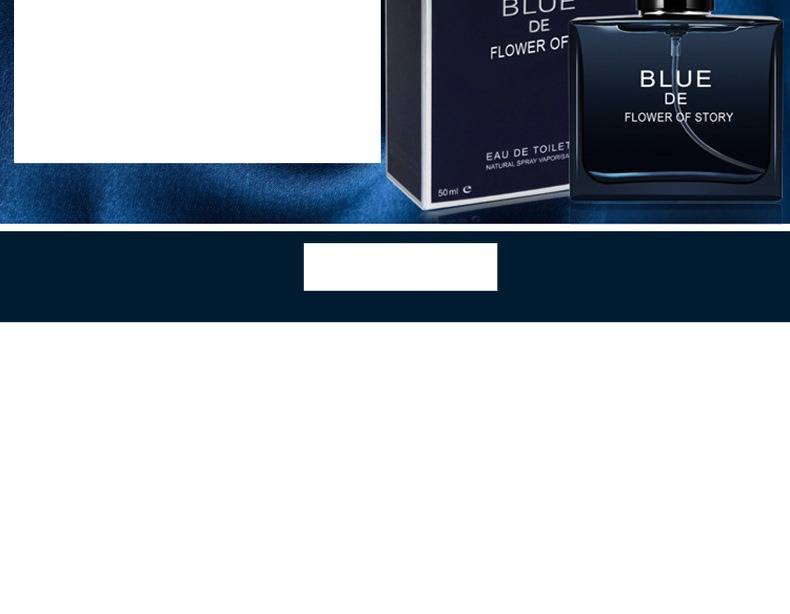 Parfum léger de niche Fougère longue durée pour homme Azure Blue 50 ml pour lieu de travail, boîte de nuit, Sea King, parfum charmant pour femme_voghion.com