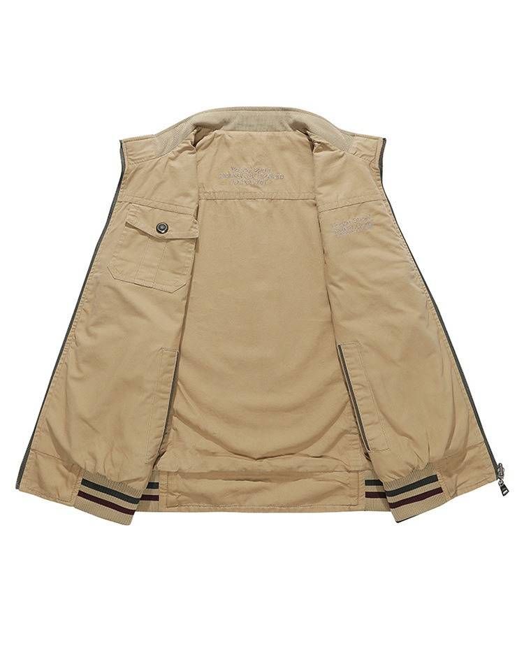 Plus Größe L-9XL Herbst Weste Männer Doppel Seiten Tragen Weste Männer Casual Baumwolle Stehen Kragen Ärmellose Jacke Männer Angeln Weste_voghion.com