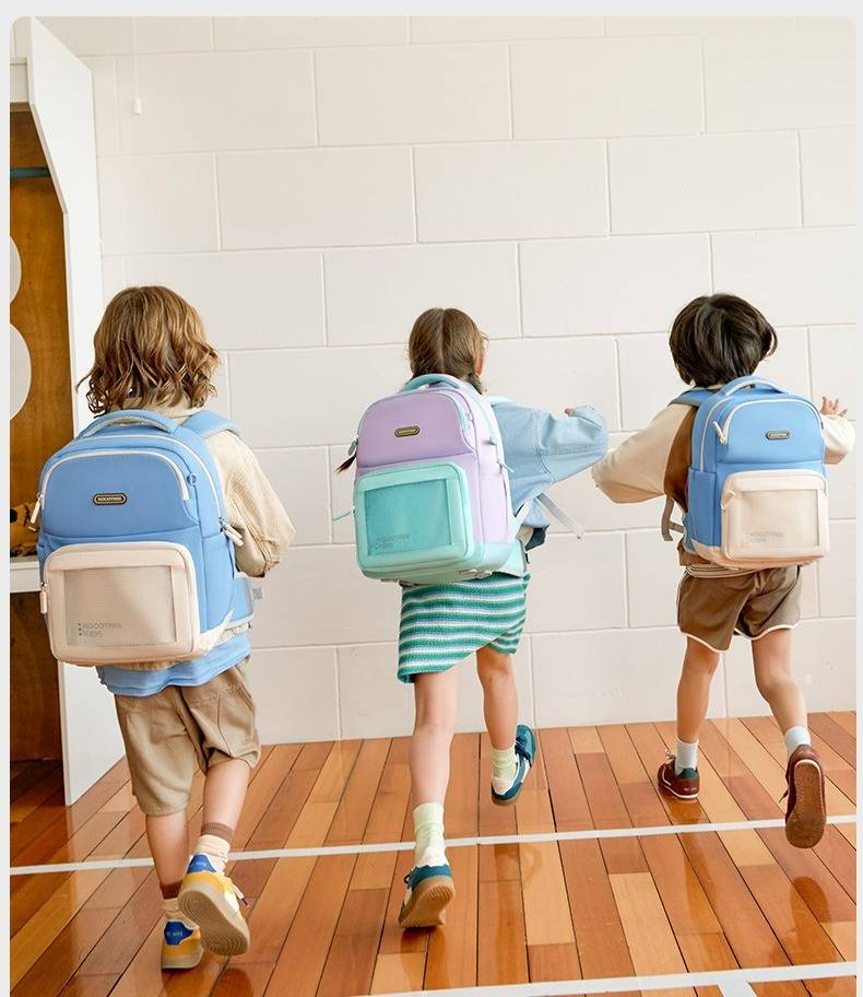 Kocotree Kinderrucksack für Jungen und Mädchen (Klasse 1–6) – Leichter Schulrucksack mit ergonomischer Rückenstütze_voghion.com